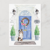 Australian Shepherd Moving Announcement Briefkaart (Voorkant)