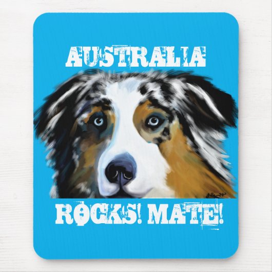 AUSTRALIAN SHEPHERD MUISMAT (Voorkant)