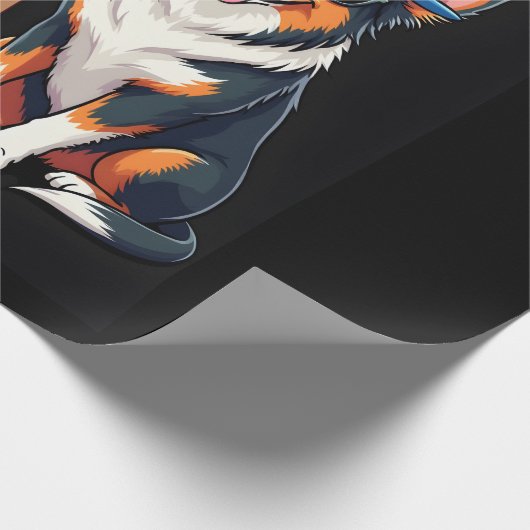 Australian Shepherd My Dog Thinks I'm Cool For Dog Cadeaupapier (Hoek)