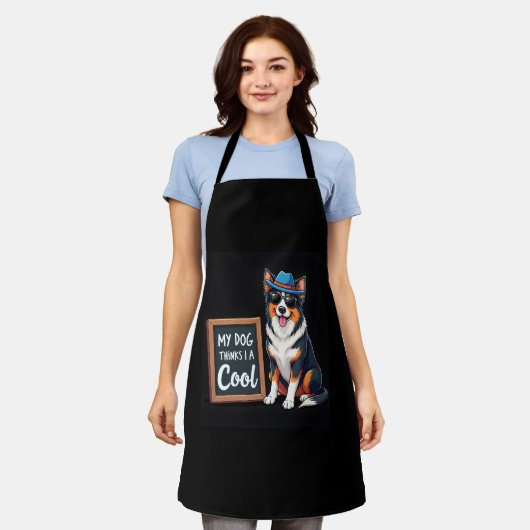 Australian Shepherd My Dog Thinks I'm Cool For Dog Schort (Gedragen)