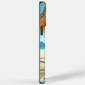 Australian Shepherd On Beach hondenliefhebber zome Case-Mate iPhone Case (Achterkant / Rechts)