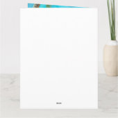 Australian Shepherd On Beach hondenliefhebber zome Kaart (Achterkant)