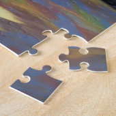 Australian Shepherd On Beach hondenliefhebber zome Legpuzzel (Zijkant)