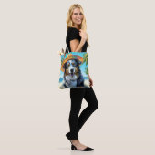 Australian Shepherd On Beach hondenliefhebber zome Tote Bag (Op model)