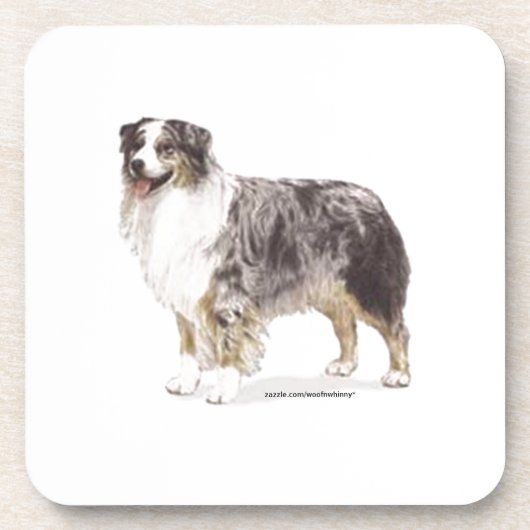 Australian Shepherd Onderzetter (Voorkant)