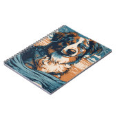 Australian Shepherd op een tropisch strand Notitieboek (Linkerzijde)