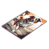 Australian Shepherd op een tropisch strand Notitieboek (Linkerzijde)