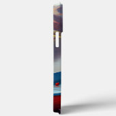 Australian Shepherd op Paddle: Een Schilderachtig Case-Mate iPhone Case (Achterkant / Rechts)