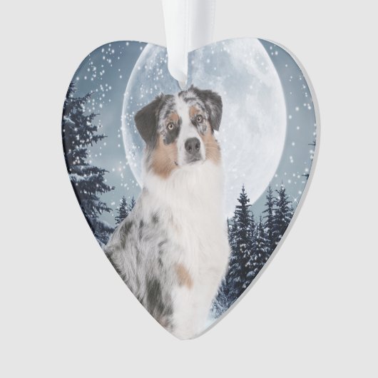 Australian Shepherd Ornament (voorkant)