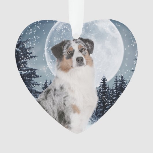 Australian Shepherd Ornament (voorkant)