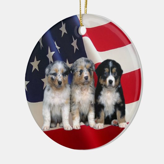 Australian Shepherd Ornament (Links)