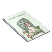 Australian Shepherd over het Notitieboek van de vo (Rechterzijde)