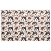 AUSTRALIAN SHEPHERD Painterly Waterverf Dog Stof (Fat Quarter)