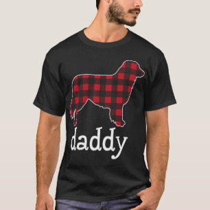 Australian Shepherd Papa met kerstmis Rood met tas T-shirt