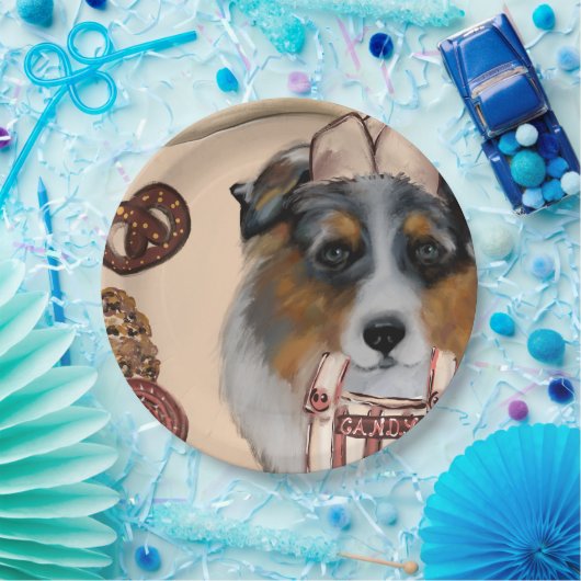 AUSTRALIAN SHEPHERD PAPIEREN BORDJE (Feest)