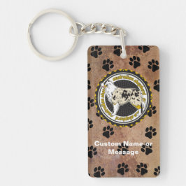 Australian Shepherd Paws Hondenras Lover Custom Sleutelhanger