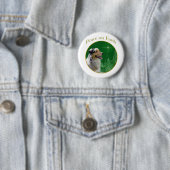 Australian Shepherd Peace Ronde Button 5,7 Cm (In situ)