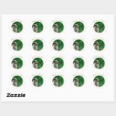 Australian Shepherd Peace Ronde Sticker (Vel)