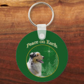 Australian Shepherd Peace Sleutelhanger (Achterkant)