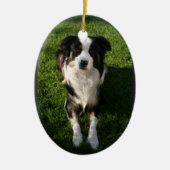 Australian Shepherd Photo Ornament (Voorkant)