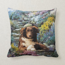 Australian Shepherd Poem Summer Garden