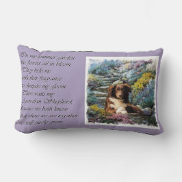 Australian Shepherd Poem Summer Garden Kussen