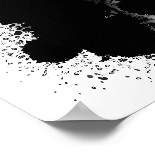 Australian Shepherd Portrait Poster (Hoek)