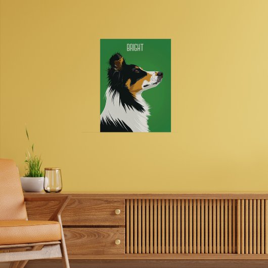 Australian Shepherd Poster (Woonkamer 2)