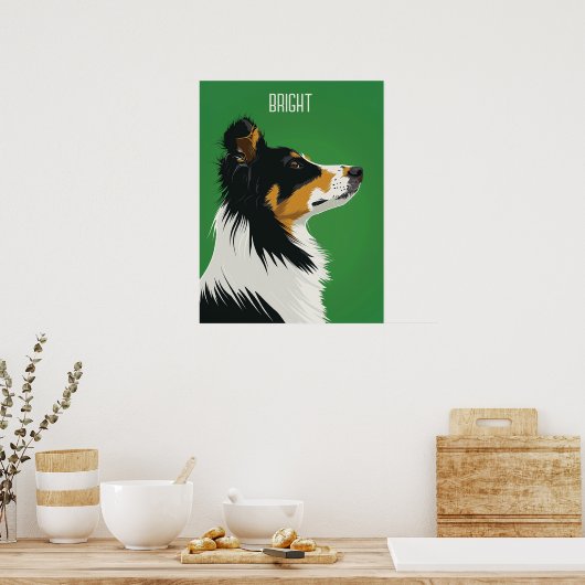 Australian Shepherd Poster (Keuken)