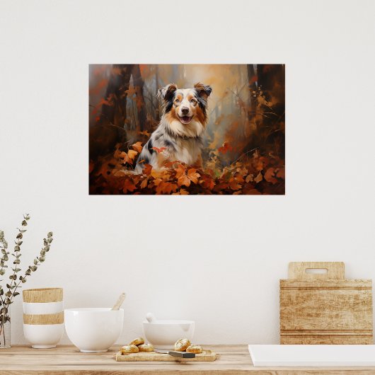 Australian Shepherd Poster (Keuken)