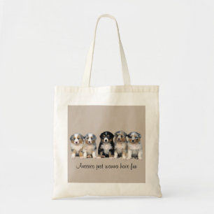 Australian Shepherd Puppies Canvas tas