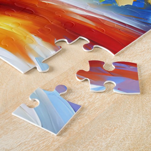 Australian Shepherd Puzzel: Rode Aussie Legpuzzel (Zijkant)