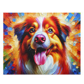 Australian Shepherd Puzzel: Rode Aussie Legpuzzel