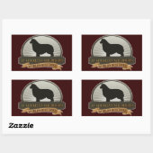 Australian Shepherd Rechthoekige Sticker (Vel)