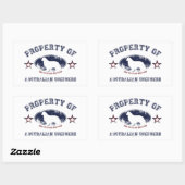 Australian Shepherd Rechthoekige Sticker (Vel)