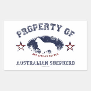 Australian Shepherd Rechthoekige Sticker