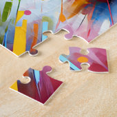 Australian Shepherd Red Merle Dog Acryl Print Legpuzzel (Zijkant)