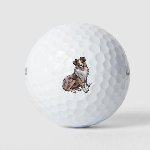 Australian Shepherd - Red Merle Golfballen