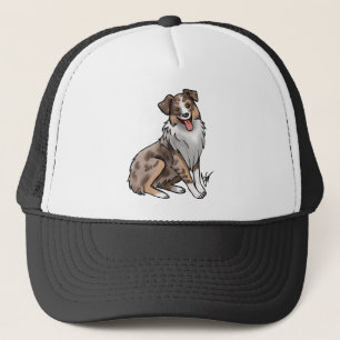 Australian Shepherd - Red Merle Trucker Pet