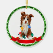 Australian Shepherd Red Tricolor Ceramic Ornament (Voorkant)