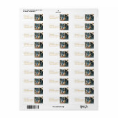 Australian Shepherd Retouradres Label (Full Sheet)