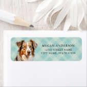 Australian Shepherd Retouradreslabels Etiket (Insitu)