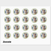 Australian Shepherd Ronde Stickers (Vel)