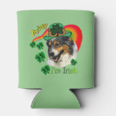 Australian Shepherd Saint Patricks Day Blikjeskoeler (Achterkant)