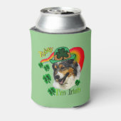 Australian Shepherd Saint Patricks Day Blikjeskoeler (Blikje Achterkant)