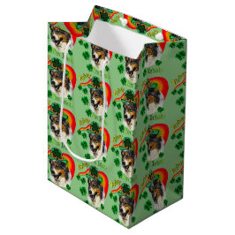 Australian Shepherd Saint Patricks Day Medium Cadeauzakje