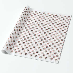 Australian Shepherd Santa Paws Cadeaupapier