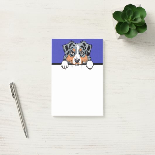 Australian Shepherd Schattige Aussie Hondenliefheb Post-it® Notes (Kantoor)