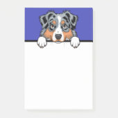 Australian Shepherd Schattige Aussie Hondenliefheb Post-it® Notes (Voorkant)