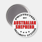 Australian Shepherd Security Magneet (Voorkant / Achterkant)